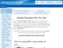 Tablet Screenshot of fiberglass-rv-4sale.com